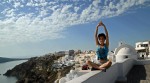 Greece - Santorini - Oia - A Beautiful Spot for Yoga